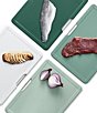 Joseph Joseph Folio™ Set of 4 Color-Coded Chopping Boards with Storage Case (Large)- Graphite, Color:Sage - Image 3