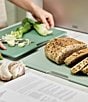 Joseph Joseph Folio™ Set of 4 Color-Coded Chopping Boards with Storage Case (Large)- Graphite, Color:Sage - Image 4