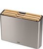 Color:Silver - Image 1 - Folio Steel Bamboo 3-Piece Cutting Board Set