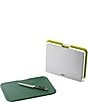 Color:Green - Image 3 - Nest™ Boards Large 3-Piece Chopping Board Set with Storage Stand- Green