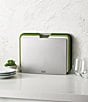 Color:Green - Image 4 - Nest™ Boards Large 3-Piece Chopping Board Set with Storage Stand- Green