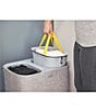 Color:Grey - Image 2 - Tota™ 90-litre Laundry Separation Basket- Grey