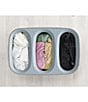 Color:Grey - Image 2 - Tota Trio 90-Liter Easy-Empty Laundry Separation Basket- Grey