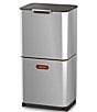 Color:Silver - Image 1 - Totem Max 60-litre Waste Separation & Recycling Unit- Stainless Steel