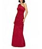 JS Collections Briella Column Gown, Color:Red - Image 3