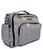 Color:The Queen - Image 3 - B.F.F. Chevron Structured Diaper Bag - The Queen