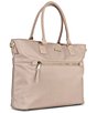 Color:Truffle - Image 2 - Eco Leather Zip Top Tote Bag