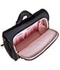Color:Black - Image 3 - Lightweight Satchel Diaper Bag