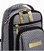 Color:The Queen - Image 6 - Mini Be Right Back Chevron Backpack - Queen