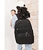 Color:Black - Image 5 - The Deluxe Backpack Diaper Bag