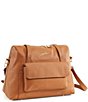 Color:Brule - Image 2 - Wherever Weekender Faux Pebbled Leather Diaper Bag