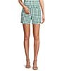 Jude Connally Coordinating Mika Jude Cloth Petite Rattan Print Shorts, Color:Petite Rattan Jade - Image 1