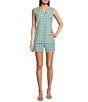 Jude Connally Coordinating Mika Jude Cloth Petite Rattan Print Shorts, Color:Petite Rattan Jade - Image 3