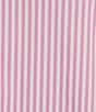 Color:Cotton Stripe Peony - Image 3 - Florence Stretch Cotton Blend Striped Split V-Neck Long Sleeve Shift Dress