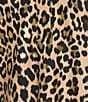 Jude Connally Hadley Gilded Cheetah Print Jude Cloth Knit Point Collar Long Split Roll Cuff Sleeve Coordinating Tunic, Color:Cheetah Gold - Image 6