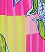 Color:Lotus Multi - Image 3 - Mia Knit Halter Neck Sleeveless Empire Waist Maxi A-Line Dress