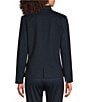 Jude Connally Wallis Stand Collar Bracelet Sleeve One Button-Front Denim Jacket - Image 3