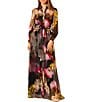 Julia Jordan Long Sleeve Floral Organza Gown - Image 1