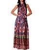Julia Jordan Sleeveless Halter Maxi Dress - Image 1