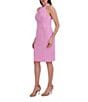 Julia Jordan Twist Halter Neck Sleeveless Stretch Crepe Sheath Dress, Color:Light Orchid - Image 3