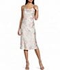 Jump Floral Printed Cowl Neck Midi Dress - Image 1
