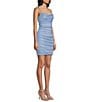 Jump Glitter Cowl Neck Spaghetti Strap Dress - Image 3