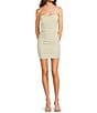 Jump Glitter Cowl Neck Spaghetti Strap Dress - Image 5