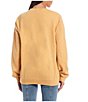 Color:Old Gold - Image 2 - Bowie Santa Monica Graphic Pullover Sweatshirt