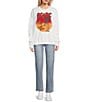 Junk Food Crewneck ACDC Fleece Sweatshirt, Color:White - Image 3