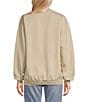 Junk Food Crewneck Long Sleeve 4X4 Bronco Bustin Loose Graphic Sweatshirt, Color:Sand - Image 2