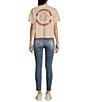 Junk Food Crewneck Short Sleeve The Who 1965 Tour Cropped T-Shirt, Color:Sand - Image 4