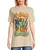 Color:Sand - Image 1 - Def Leppard Hysteria Flea Market Graphic T-Shirt
