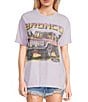 Color:Lavender - Image 1 - Ford Bronco Oversized Graphic T-Shirt