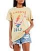 Color:Yellow Haze - Image 1 - Grateful Dead Oversized Graphic T-Shirt