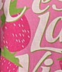 Junk Food Hot Pink Oversized Crewneck T-Shirt, Color:Cest La Vie - Image 4