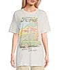Junk Food Short Sleeve Crew Neck Oversized Ford Nothing Like It Graphic T-Shirt, Color:White - Image 3