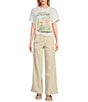 Junk Food Short Sleeve Crew Neck Oversized Ford Nothing Like It Graphic T-Shirt, Color:White - Image 4