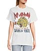 Color:White - Image 1 - Short Sleeve Def Leppard Hysteria T-Shirt