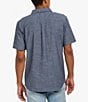 Color:Blue - Image 2 - Short Sleeve Hughes Woven Shirt