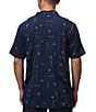 Color:Outerspace - Image 2 - Short Sleeve Printed Coltrane Shirt