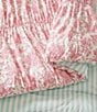 Junk Gypsy Fancy Floral Toile Ruched Cotton Sateen Reversible Comforter Mini Set - Image 5