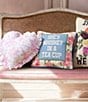 Junk Gypsy Whiskey In Tea Cup Needlepoint Embroidered Square Pillow - Image 3