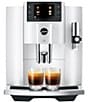 Jura E 8 Automatic Coffee Machine, Color:Piano White - Image 1