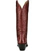Justin Boots Reba Queen Python Leather Western Boots - Image 3