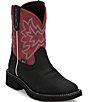 Justin Boots Sunny Leather Mid Calf Western Boots - Image 1