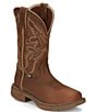 Color:Rustic Tan - Image 1 - Rush Leather Waterproof Western Boots