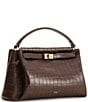 JW PEI Carmen Croc Embossed Vegan Leather Top Handle Bag - Image 4