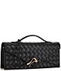 JW PEI Celeste Woven Vegan Leather Textured Envelope Top Handle Bag - Image 4