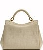 JW PEI Lucia Classic Crocodile-Embossed Suede Top Handle Bag - Image 2