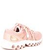 Color:Peachy Keen/White/Rose Gold - Image 2 - Girls' Tubes Comfort 200 Running Shoes (Youth)